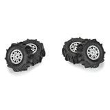 Pro-Line PRO1030910 1/16 Dumont F/R Tires MTD 12mm Black Impulse Silver Wheel Color finish (4): Mojave GROM