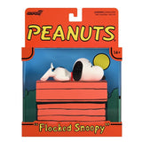 PEANUTS Snoopy Sleeping (Flocked) Super7 Reaction Action Figure