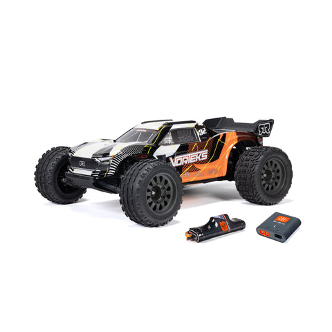 ARRMA Vorteks Mega 550 1/10 2WD Stadium Truck RTR with Battery & Charger, Orange