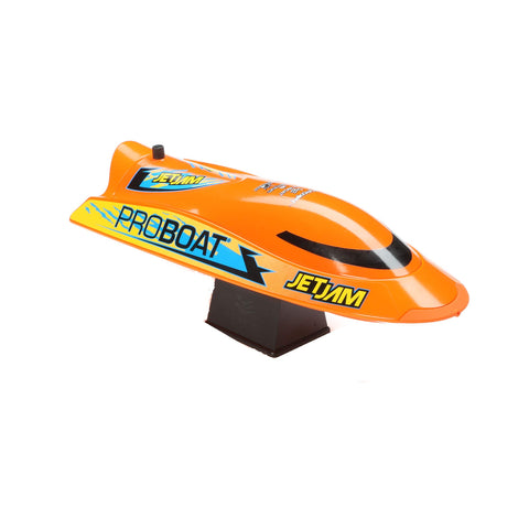 Pro Boat PRB08031V2T1 Jet Jam 12" Self-Righting Pool Racer Brushed RTR Orange