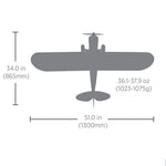 E-flite HBZ32001SE Carbon Cub S 2 1.3m Cleetus McFarland Special Edition RTF
