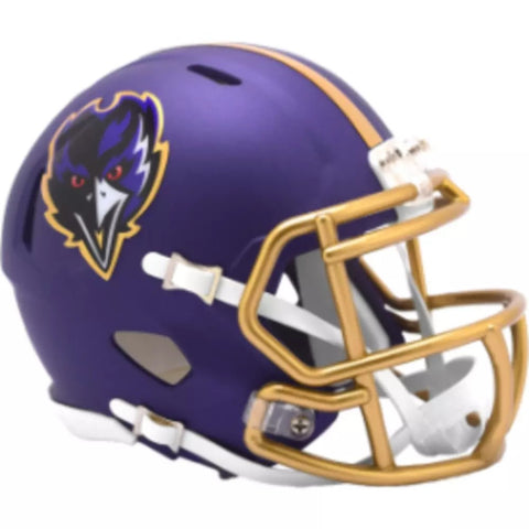 Baltimore Ravens 2024 Alternate Riddell Speed Mini Helmet New in Box