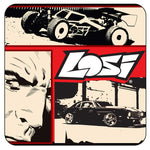 Losi Race Comic Sticker LOSSTK5