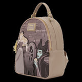 Loungefly Disney Sleeping Beauty & Maleficent Spinning Wheel Mini Backpack