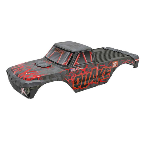 ARRMA ARA-2879 QUAKE Painted Decaled Trimmed Body Set Red