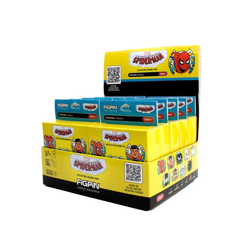 FiGPiN Spider-Man Your Friendly Neighborhood Series 1 Mystery Mini Pin Box (10 Mini Boxes)