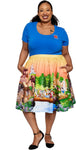 Loungefly Disney Stitch Shoppe Snow White: Smile and a Song Sandy Skirt M-Medium
