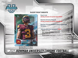 2025 Bowman Chrome U Football Mega Box