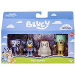 Bluey Figure 4 Pack Halloween Chloe Bingo Lucky