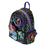 Loungefly Disney The Little Mermaid 35th Anniversary Life Is The Bubbles Glow in The Dark MIni Backpack