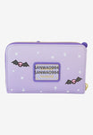 Loungefly Sanrio Kuromi Pumpkin Glow In The Dark Zip Around Wallet