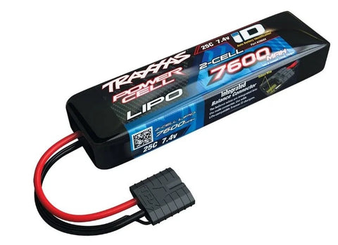 Traxxas Part 2869X 2S 7.4V 7600mAh 25C LiPo Battery w/iD Connector