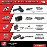 Arrma ARA2130FF Gorgon Grom 1/16 4X4 Truck RTR Battery Charger Freedom Flyer