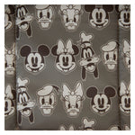 Loungefly Disney Mickey & Friends Canvas All-Over Print Drawstring Bucket Mini Backpack