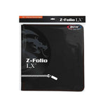 BCW GAMING Z-FOLIO 12-POCKET LX ALBUM Gray HOLDS 480 CARDS ZIPPER CLOSURE