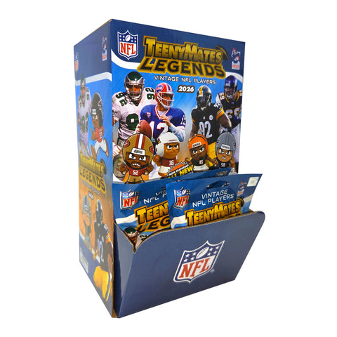 TeenyMates NFL 2025 Legends Vintage Mini Figures 32 Pack Box