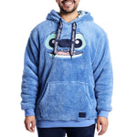 Loungefly Disney Stitch Sherpa Unisex Hoodie XL