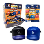 SqueezyMates 2025 MLB Gravity Feed Helmet Figure Box of 24 packs