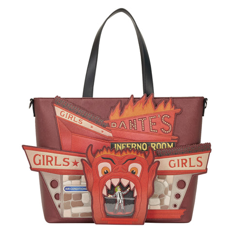 Loungefly WB Beetlejuice Convertible Tote Bag