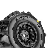 Pro-Line PRO1030911 1/16 Dumont Front/Rear Paddle Tires Mounted 12mm Black Split Six (4) ARRMA MOJAVE GROM