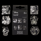 Loungefly Disney Mickey & Minnie Black & White Halloween Mystery Box pins (One Random Pin)