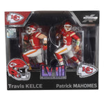 Patrick Mahomes Travis Kelce SB LVIII Chiefs Mcfarlane 2 Pack Legacy Figure