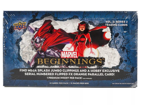 2024 MARVEL BEGINNINGS VOLUME 2 SERIES 2 TRADING CARDS HOBBY BOX