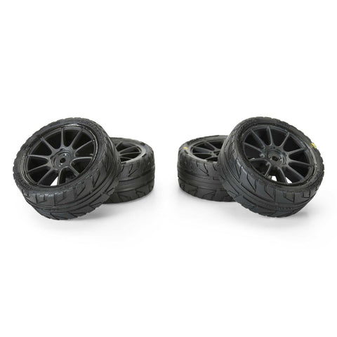 Pro-Line Racing PRO1032010 1/14 Vector Tire MTD 12mm Black Velocity Wheel (4) ARRMA TYPHON GROM
