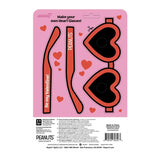 Snoopy Valentines Heart Eyes Peanuts Super7 Reaction Action Figure