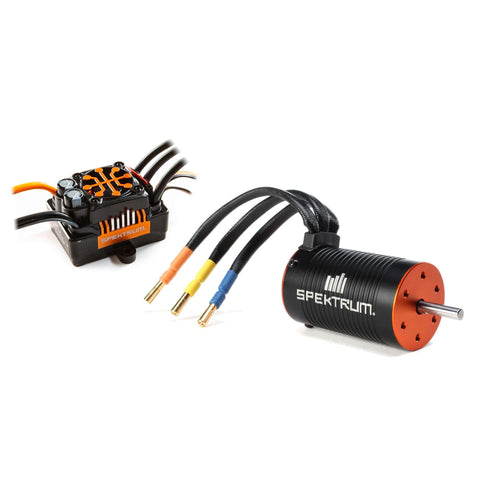 Spektrum SPMXSEMC04 Firma 130A Brushless Smart ESC 1/8 1900Kv Motor Combo