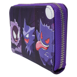 Loungefly Pokemon Gengar Evolution Zip Around Wallet