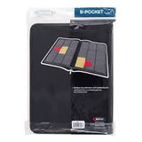 BCW GAMING Z-FOLIO 9-POCKET LX ALBUM Black HOLDS 360 CARDS ZIPPER CLOSURE