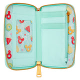 Loungefly Disney Mickey & Minnie Summer Zip Around Wallet