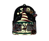 Loungefly Disney Nightmare Before Christmas Journey To Christmas Town Mini Backpack Glows in Dark