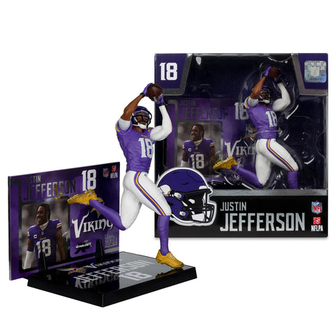 Justin Jefferson Minnesota Vikings 2025 NFL Mcfarlane Legacy Figure