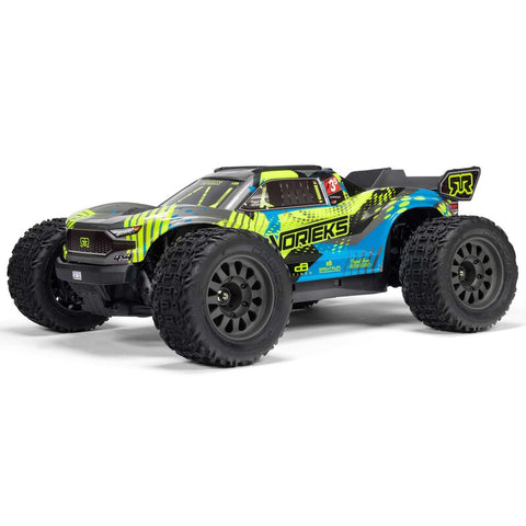 Arrma Vorteks ARA4305V4T2 1/10 4x4 3S BLX DSC 223S Teal/Yellow