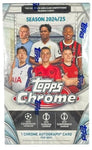 2024/25 Topps UEFA Club Competitions Chrome Soccer Hobby Box