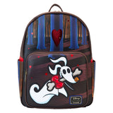 Loungefly The Nightmare Before Christmas Zero Holiday Doors Full-Size Backpack