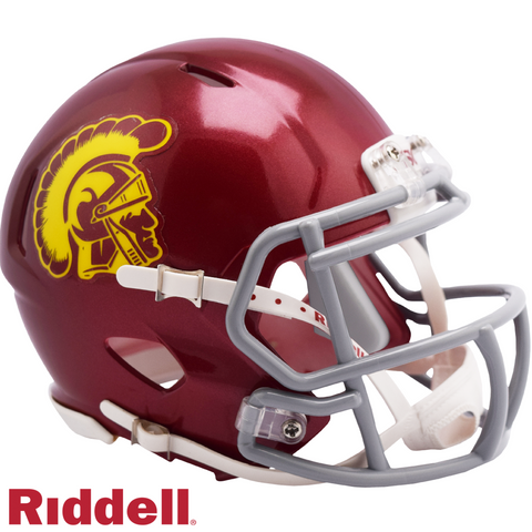 USC Trojan 2022 NCAA Riddell Speed Mini Helmet New in Box