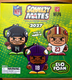 SqueezyMates 2027 NFL Gravity Feed Figure Box of 24 packs