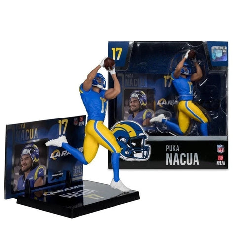 Puka Nacua Los Angeles Rams 2025 NFL Mcfarlane Legacy Figure