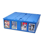 BCW 3200 ct 4 Row Collectible Card Bin Blue