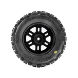 Pro-Line Racing PRO1024610 Badlands Front/Rear Tires MTD 12mm Black Split Six (2) ARRMA MINI KRATON