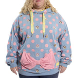 Loungefly Disney Minnie Dots French Terry Unisex Hoodie M-Medium