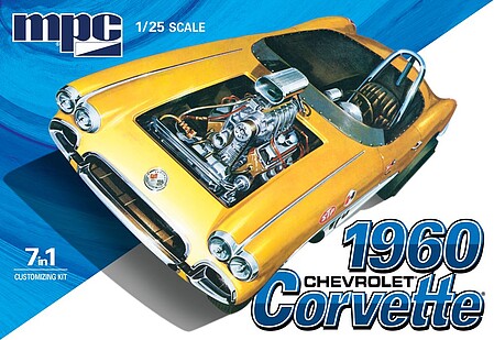 MPC1002 1960 Chevrolet Corvette Model Kit 1:25
