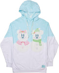 Loungefly Disney Mickey and Minnie Pastel Snowman Hoodie 2XL