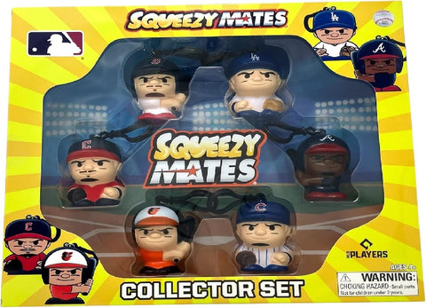 Party Animal Squeezymates MLB (6) Figures Collector Box Set