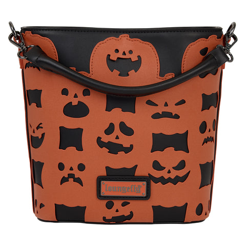 Loungefly Branded Figural Pumpkin Crossbody Bag