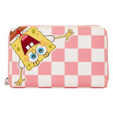 Loungefly Nickelodeon Spongebob & Patrick Checkered Zip Around Wallet