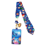 Loungefly Disney Lilo And Stitch Camping Cuties Lanyard and Cardholder